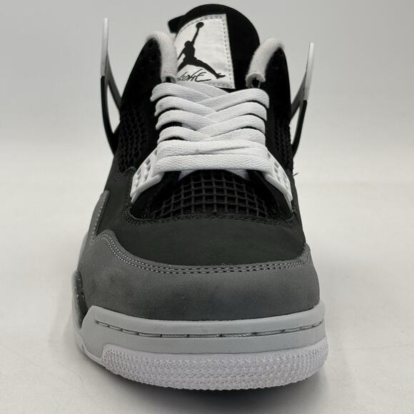 Jordan 4 Retro Fear 2024 Black White FQ8138 002 Mens Size 10.5 Sneakers